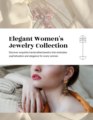 Free  Template: Women's Jewelry Collection Catalog Template