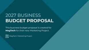 premium  Template: Marketing Budget Presentation Template