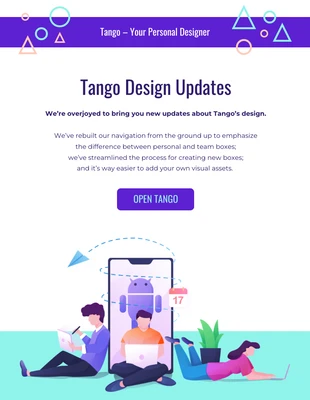 premium  Template: Indigo Startup Email Newsletter Template