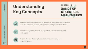 Simple Orange, Green and Black Math Theory Presentation - Page 2