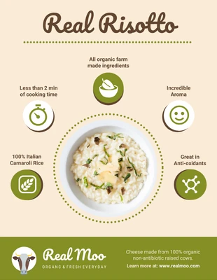 premium  Template: Risotto Flyer Template