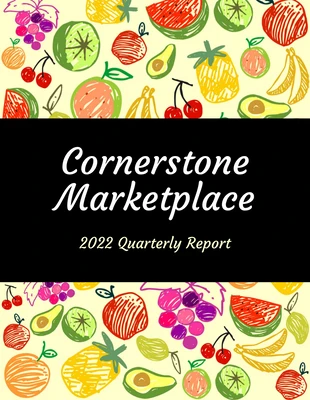 premium  Template: Illustrative Retail Market Quarterly Report Template