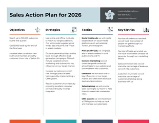 premium  Template: Territory Sales Plan Template