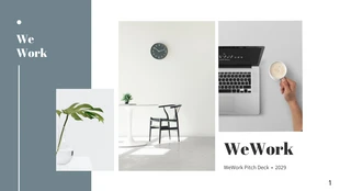 premium  Template: WeWork Pitch Deck Presentation Template