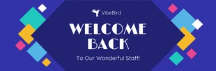 premium  Template: Welcome Back to Work Banner