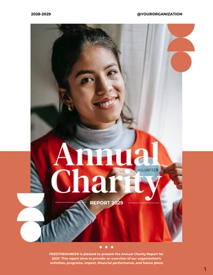 Free  Template: Charity Annual Report Template