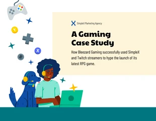 premium  Template: Video Game Marketing Case Study Template