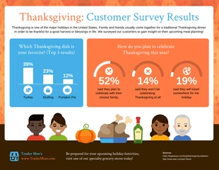 Free  Template: Thanksgiving Statistics Template