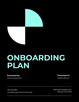 Free  Template: Onboarding Plan Template