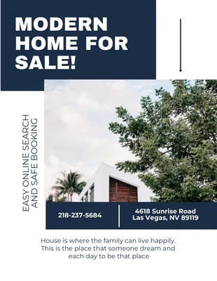 Free  Template: Home For Sale Flyer Template