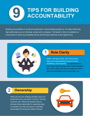 business  Template: Tips for Building Accountability List Infographic Template