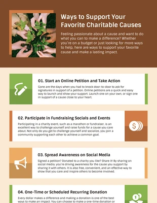 premium  Template: Nonprofit Newsletter Infographic Template