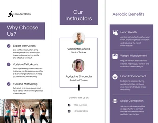 Minimalist Purple Sports Tri-fold Brochure - Page 2