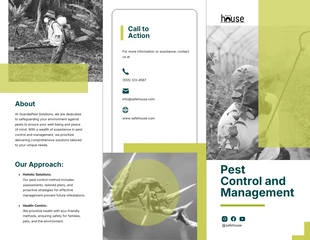 premium  Template: Pest Control and Management Brochure Template