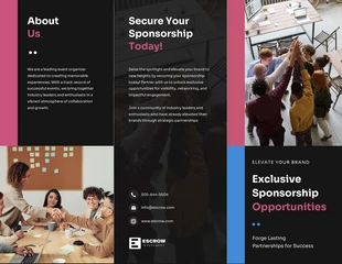 Free  Template: Sponsorship Opportunities Brochure Template