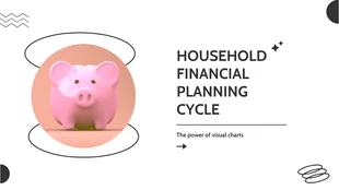 Free  Template: Household Financial Visual Charts Presentation Template