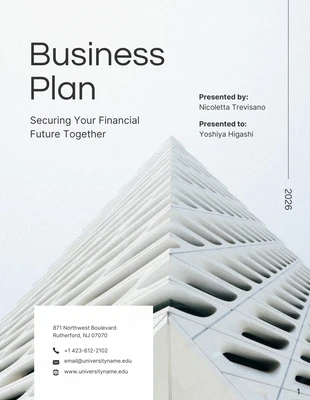 Free  Template: Finance Business Plan Template