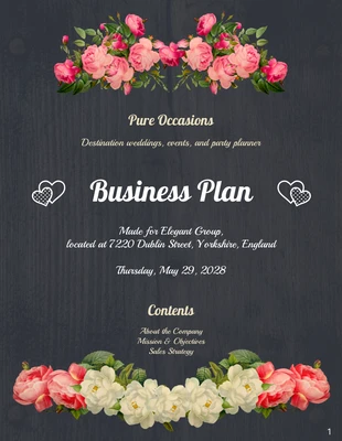 Free  Template: Business Plan Template