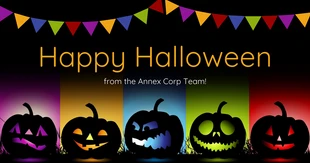 premium  Template: Colorful Halloween Facebook Post