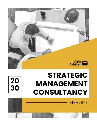 premium  Template: Management Consulting Report Template