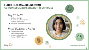 Meditation in the Workplace for Mindfulness and Mental Health Presentation - Page 3