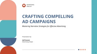 Free  Template: Ad Campaigns Advertising Presentation Template