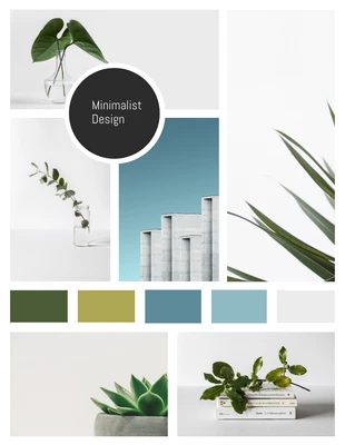 business  Template: Minimalist Design Mood Board