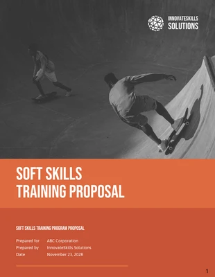 premium  Template: Soft Skills Training Proposal Template