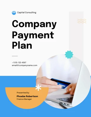 Free  Template: Simple Company Payment Plan Template