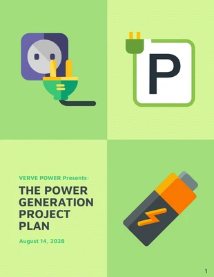 business  Template: Power Generation Project Plan Template