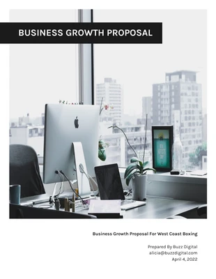 business  Template: Simple B2C Consulting Proposal Template