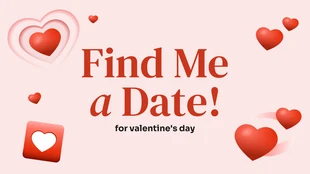 Free  Template: Illustration Valentines Day Presentation Template