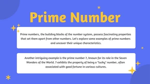 Blue and Yellow Math Mania Presentation - Page 3