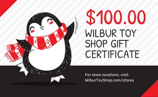 premium  Template: Cute Illustration Gift Certificate