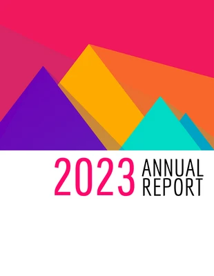 Free  Template: Geometric Annual Report Template