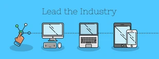 Free  Template: Industry Leader Facebook Cover