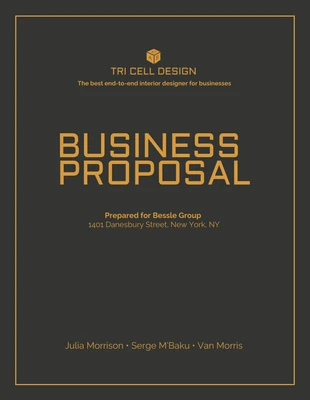 Free  Template: General Business Proposal Template