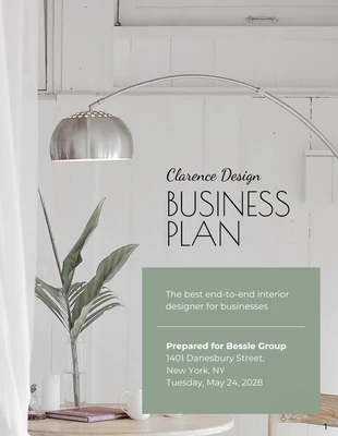 premium  Template: Elegant Business Plan Design Template