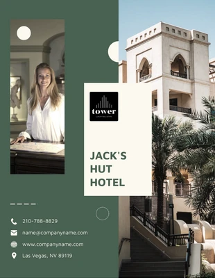 Free  Template: Nandor Hotel Brochure Template