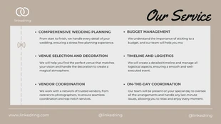 Simple Brown Wedding Presentation - Page 2