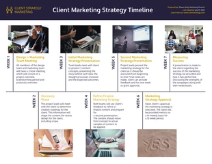 business  Template: Marketing Strategy Timeline Infographic Template