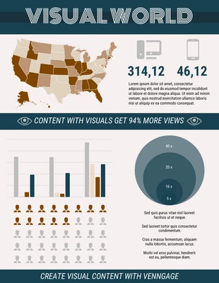 business  Template: Visual World Infographic Template