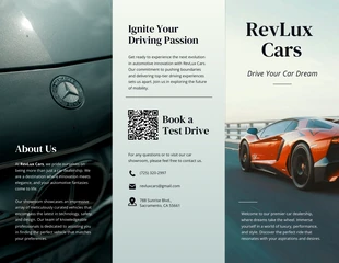 premium interactive Template: Car Brochure Template