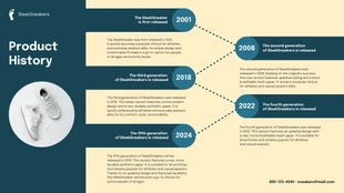 Free  Template: Free Vertical Timeline PowerPoint Presentation Template