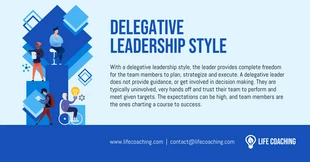 business  Template: Delegative Leadership Style Example