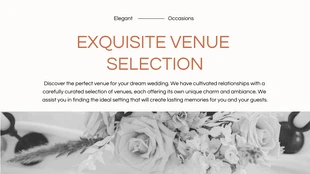 White and Orange Minimalist Wedding Presentation - Page 4