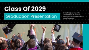 Free  Template: Class Presentation For Graduation Template