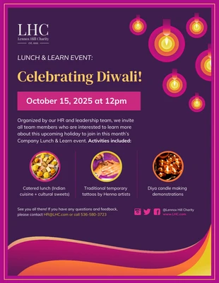 premium  Template: Diwali Celebration Flyer Template