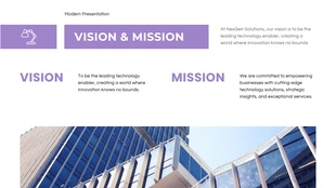 Minimalist Purple Modern Presentation - Page 3