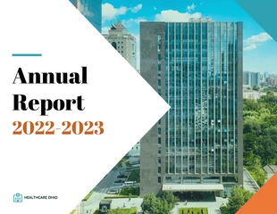 Free  Template: Healthcare Hospital Annual Report Template